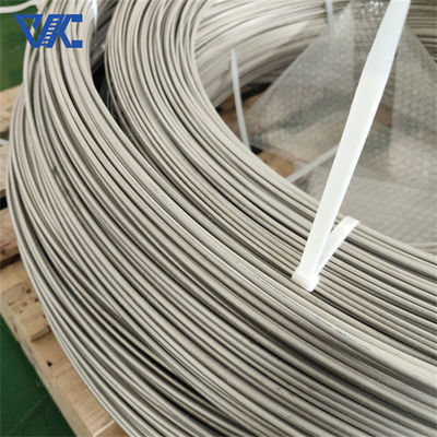 Superfície branca brilhante / ácida FeCrAl liga 0Cr19Al3 fio redondo de resistência elétrica para aquecimento de fornos
